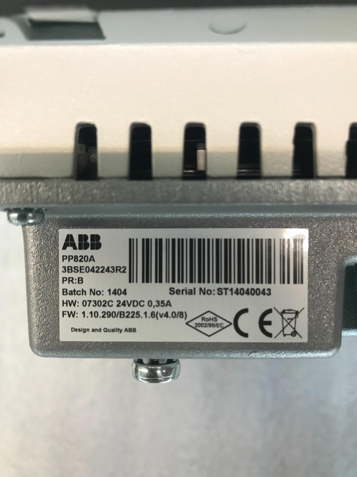 Pannello ABB PP820A 3BSE042243R2 X11-15298