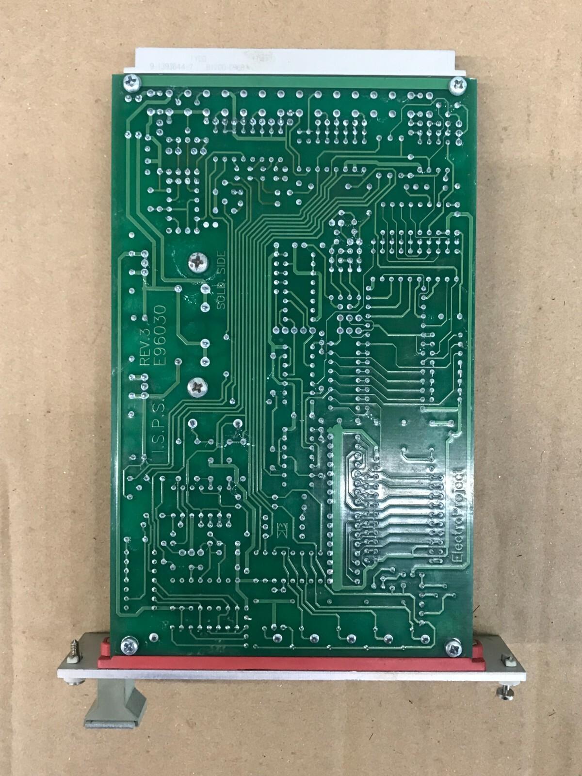 HUISMAN I.S.P.S. E96030 REV.3 CARD