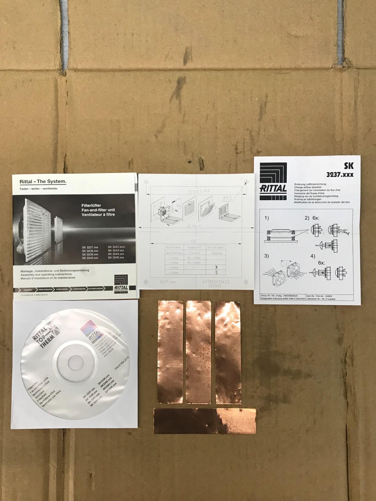 Filtro ventola RITTAL SK 3237.600 spedizione veloce