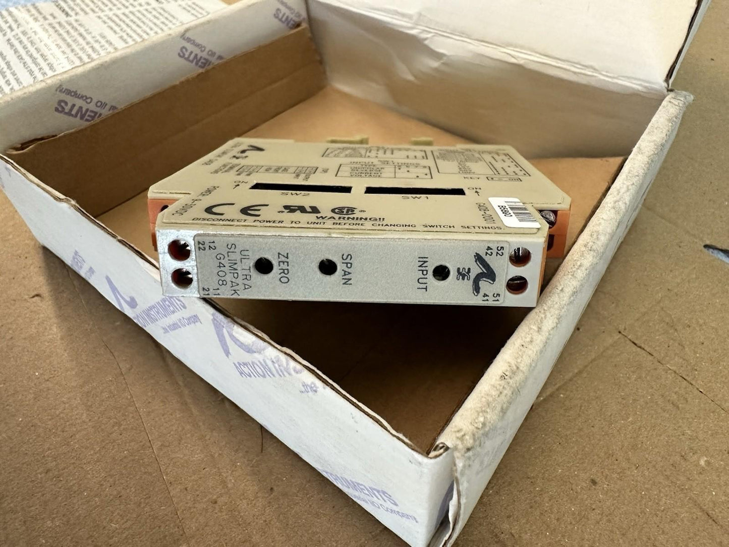 ACTION INSTRUMENTS G408 ULTRA SLIMPAK ISOLATORE SEGNALE