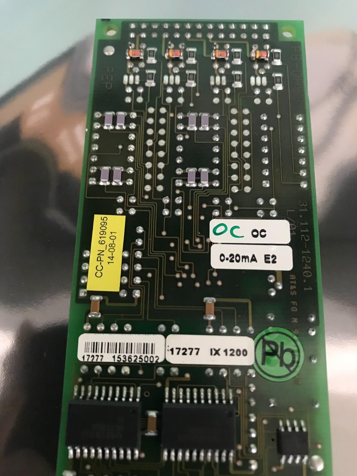 KONTRON PEP PB-DAC3 619095-14-08-01 MODPACK 31.112 - 1240.1 FAST SHIPPING