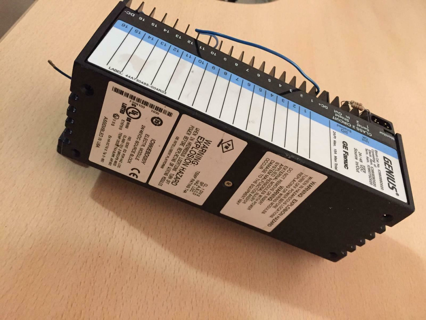 GE FANUC BLOK CAT IC660BBD02O TERM.ASM. IC660TSD020L ELEKTR ASM IC660EBDO20Y