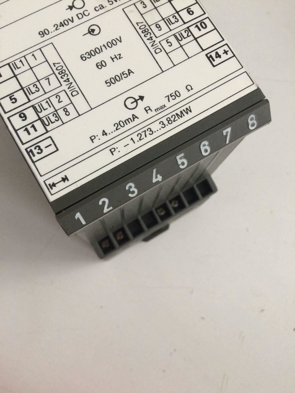 Camille Bauer SINEAX PQ502 Transmitter Converter