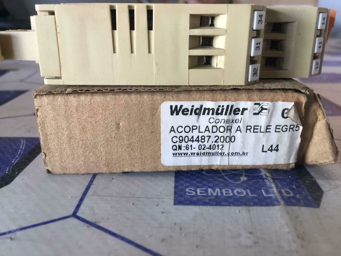 C904487.2000 ACOPLADOR A RELE EGR5 Weidmüller