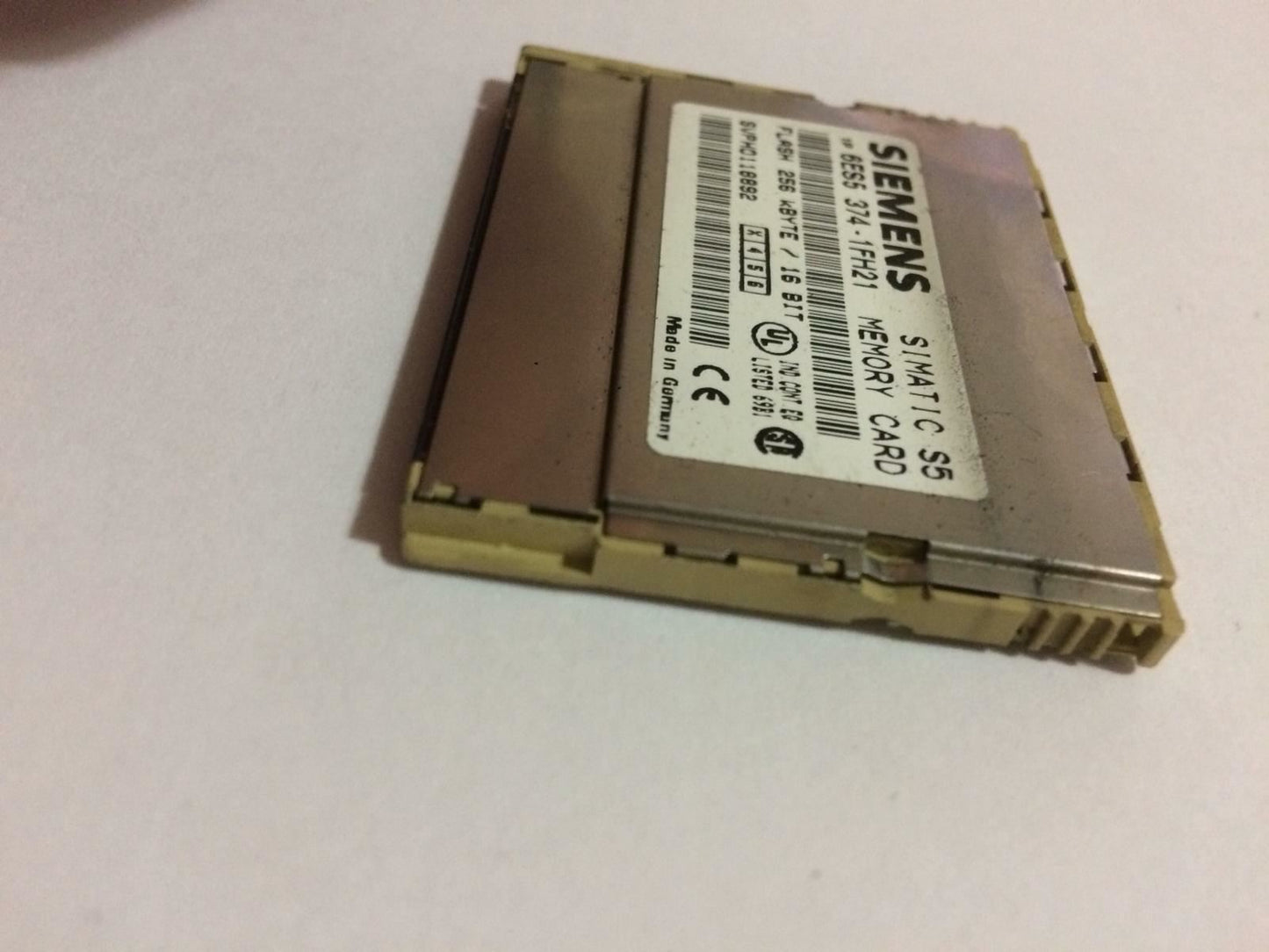 SIEMENS SIMATIC S5 6ES5 374-1FH21 MEMORY CARD
