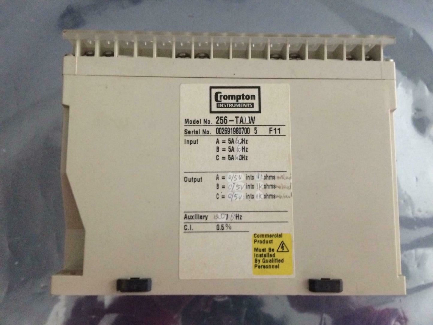 CROMPTON INSTRUMENTS PALADIN 256-TALW 002691980700 5 F11