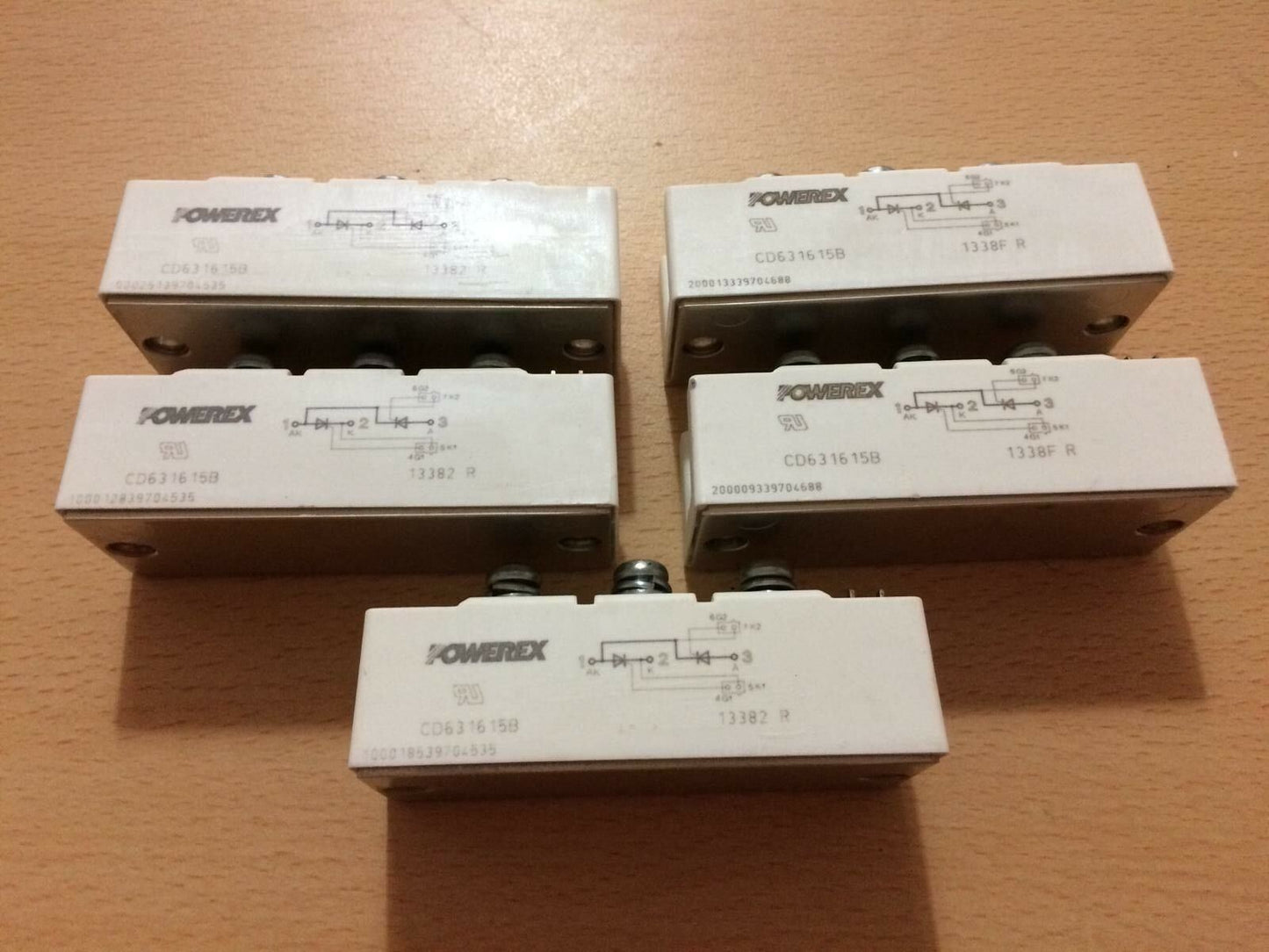 POWEREX CD631615B cd631615b POWER MODULE lot of 5 pieces