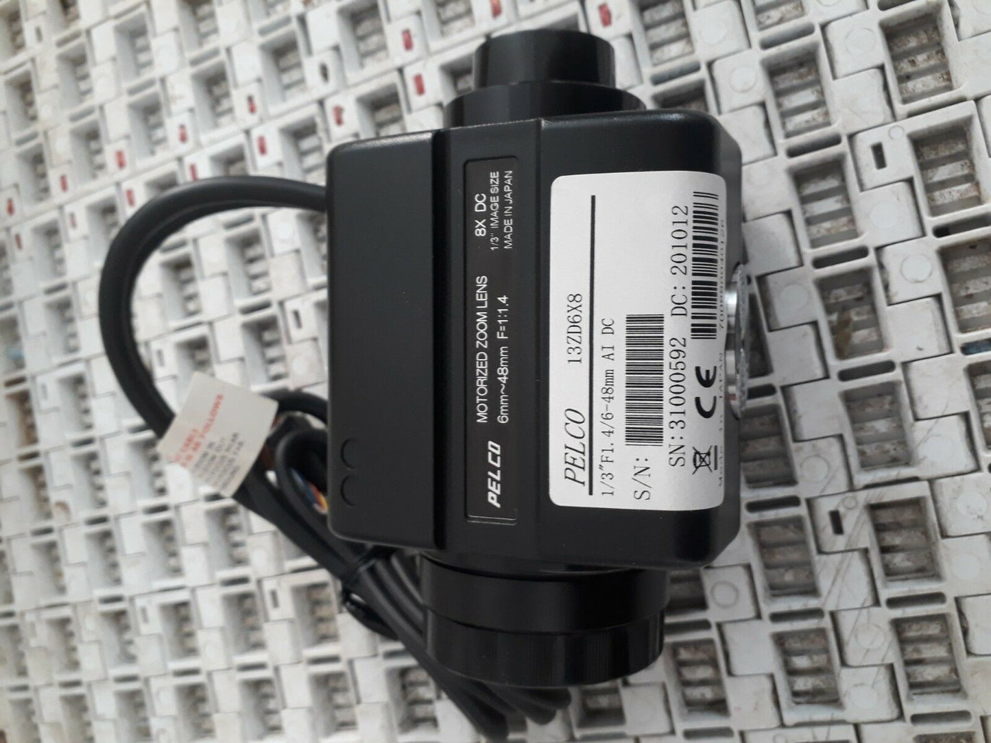 Pelco 13ZD6X8 13zd6x8 Motorized Zoom Lens 1/3" Image Size 6mm 48mm