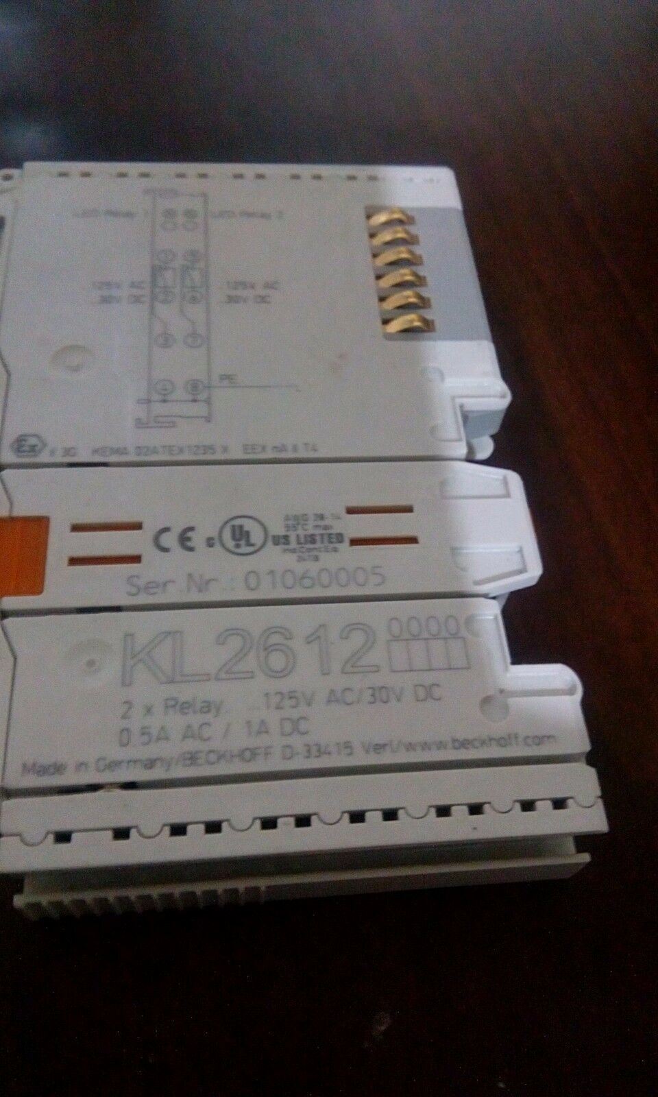 BECKHOFF KL2612 MODULE