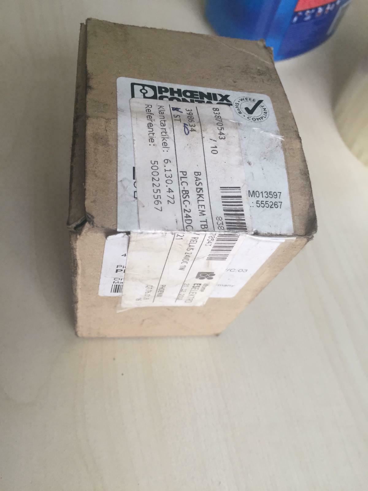 Lot Of 10 pieces Phoenix Contact Plc-rsc-24dc/21 Terminal Blocks