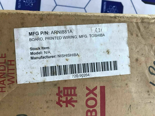 TOSHIBA ARNI-88I A 3 ARN1-881A BOARD PRINTED WIRING MFG