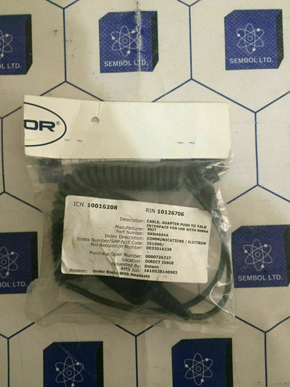 3M PELTOR FL5014 In-Line Push-to-Talk Adapter