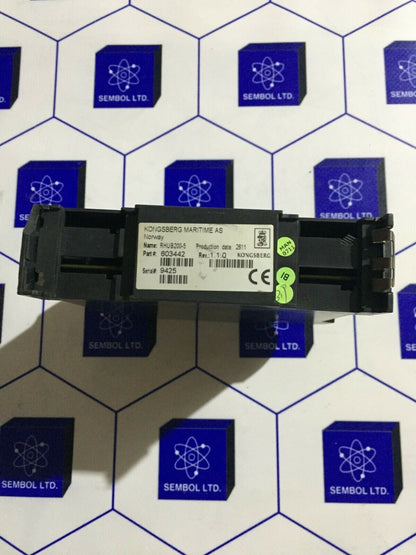 KONGSBERG MARITIME RHUB200-5 REV. 1.1.0 MODULE 603442 Fast Shipping