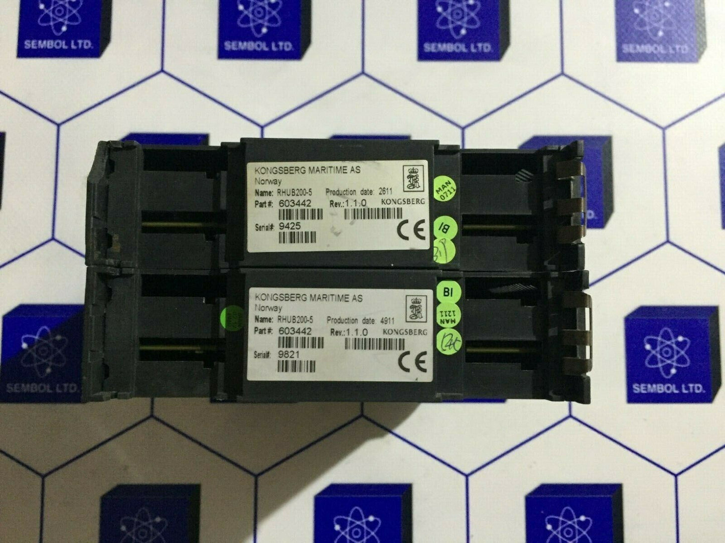 KONGSBERG MARITIME RHUB200-5 REV. 1.1.0 MODULE 603442 Fast Shipping