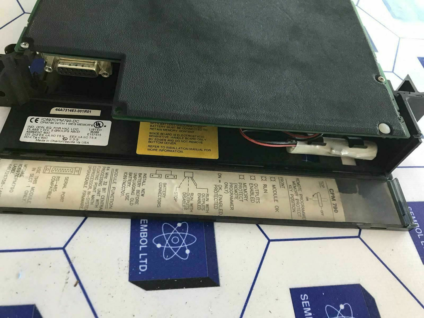 GE FANUC IC697CPM790-DC ic697cpm790-dc Central Processing Unit