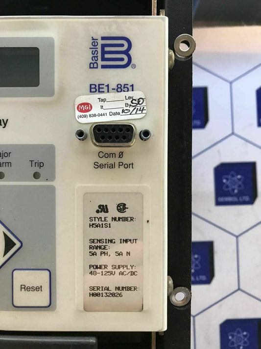 BASLER ELECTRIC BE1-851 OverCurrent Relay Fast Shipping