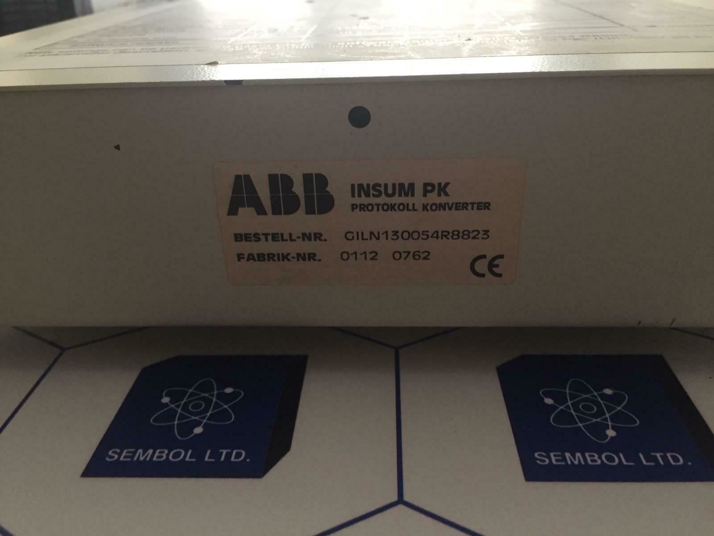 ABB Insum PK GILN 130054R8823 Control System