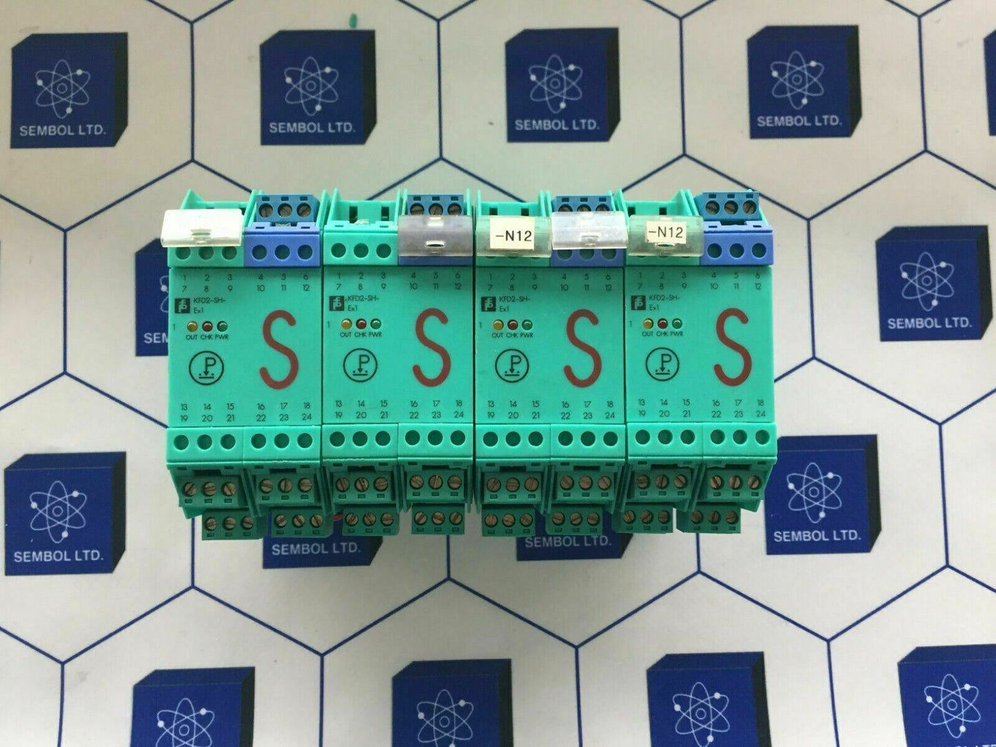 Pepperl + Fuchs K-System KFD2-SH-Ex1 KFD2SHEx1 Lot of 4 pieces