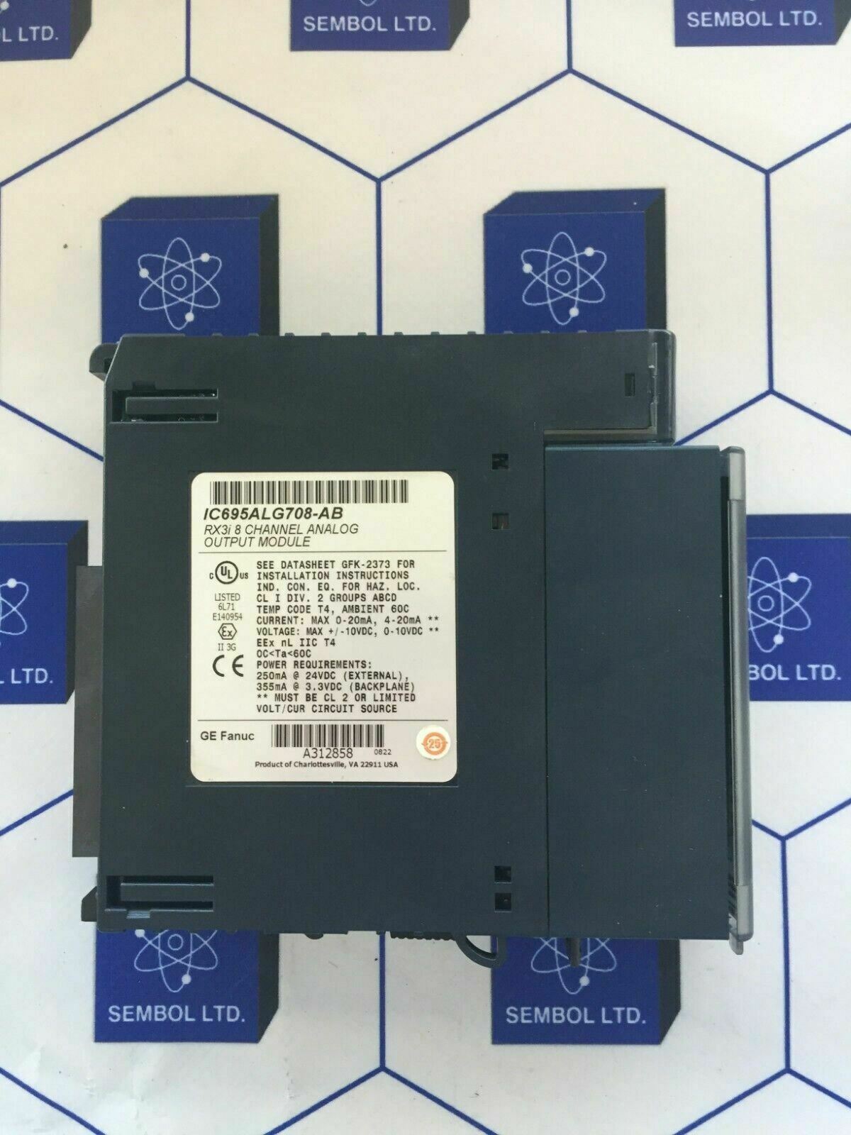 GE FANUC IC695ALG708-AB ANALOG OUTPUT MODULE