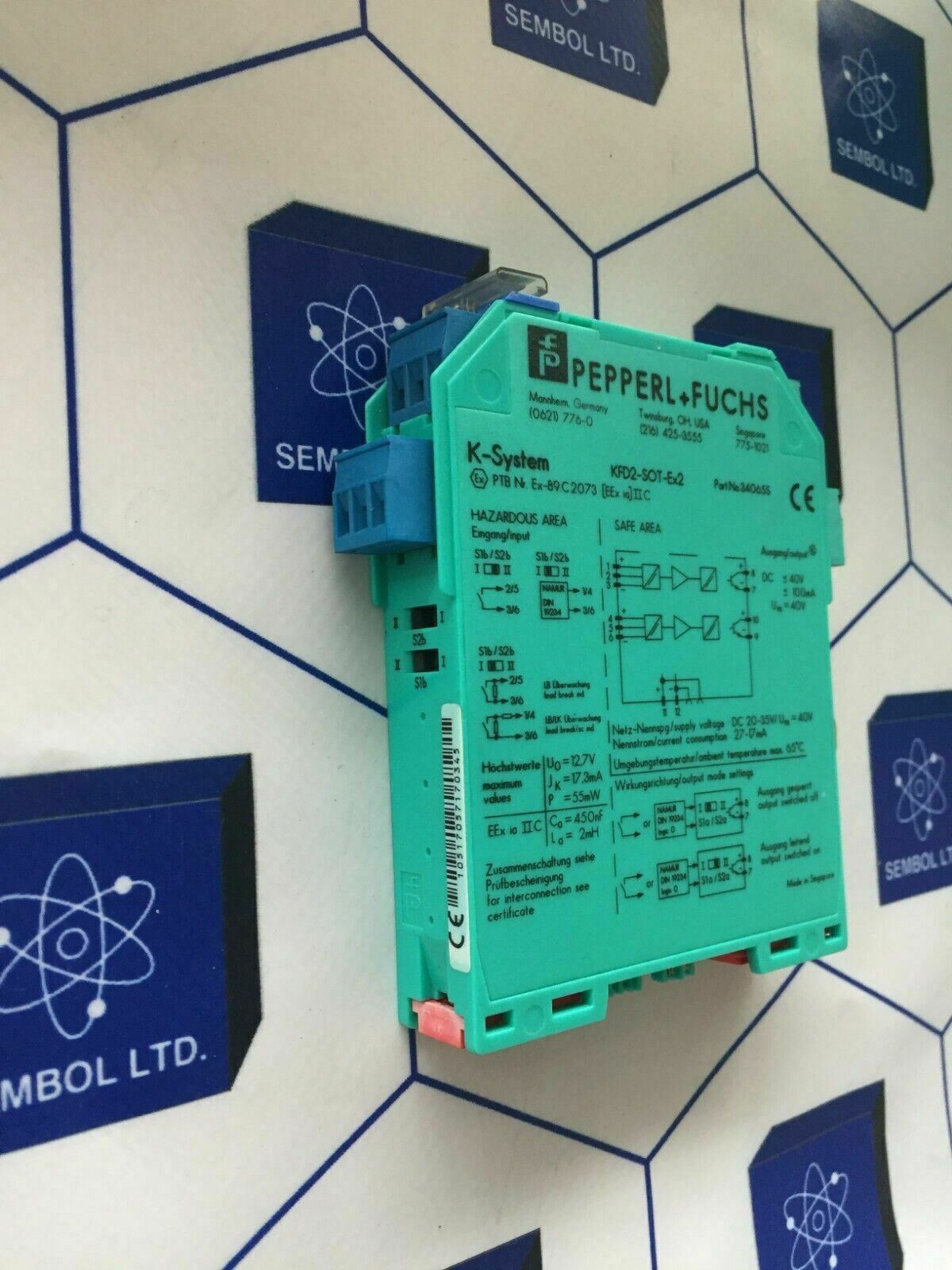 PEPPERL +FUCHS K-SYSTEM KFD2-SOT-Ex2
