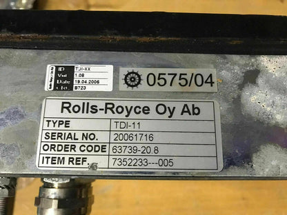 Rolls-Royce Aquamaster Oy Ab TDI-11 Fast Shipping