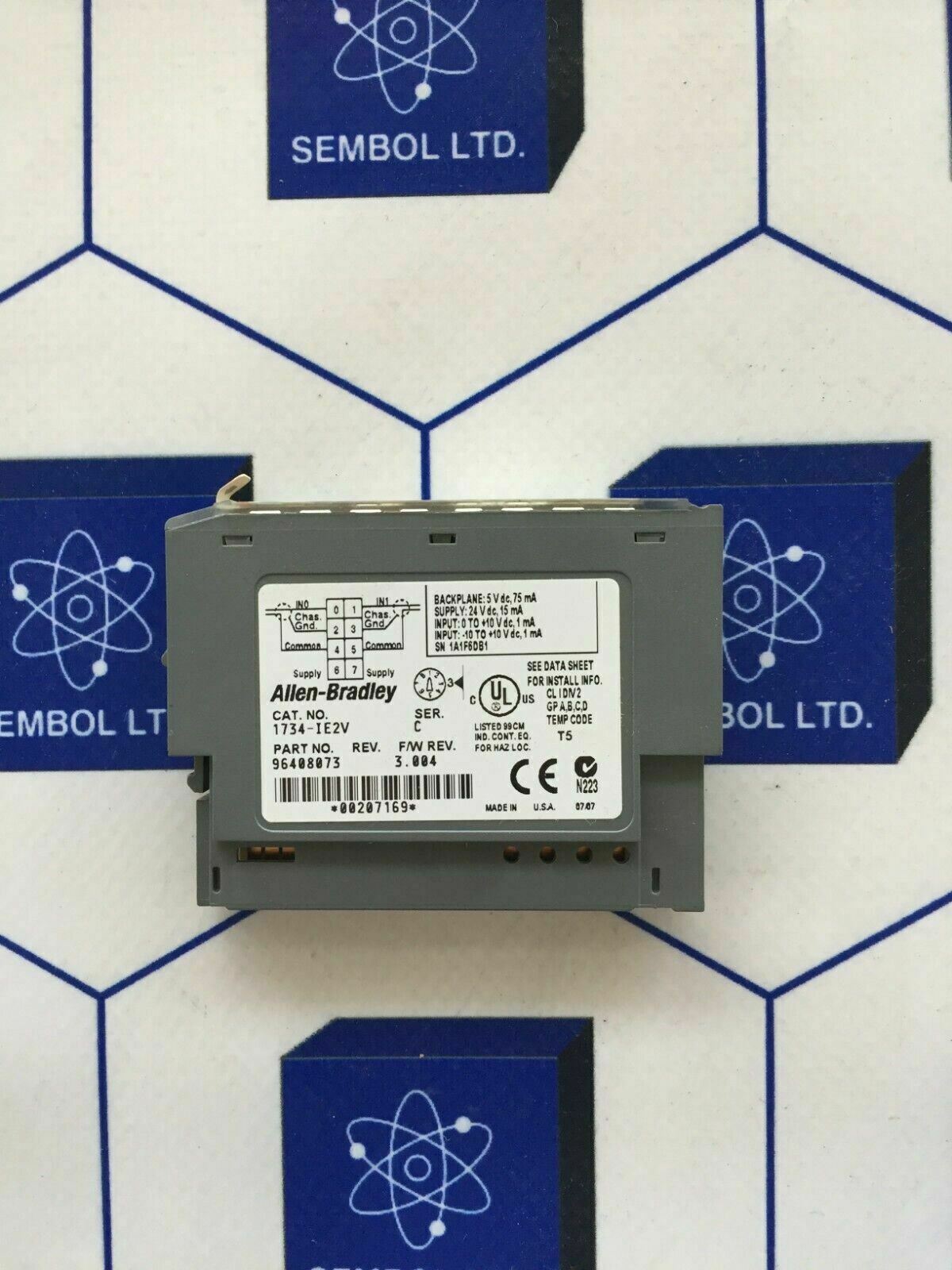 AB 1734-IE2V POINT I/O Analog Input Module Lot of 16 pieces