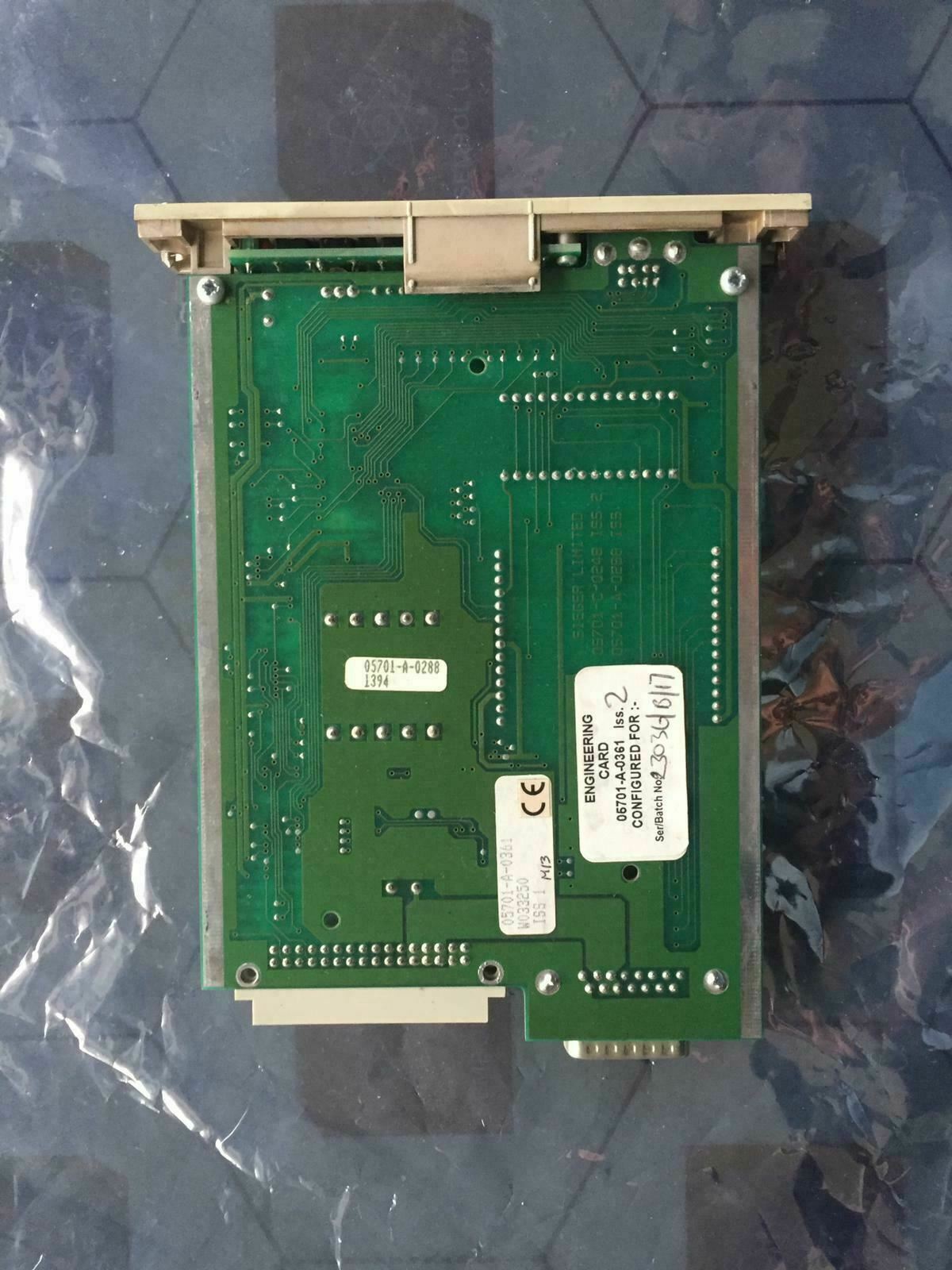 Honeywell Sieger 05701-A-0361 ENGINEERING CARD Free Expedited Shipping