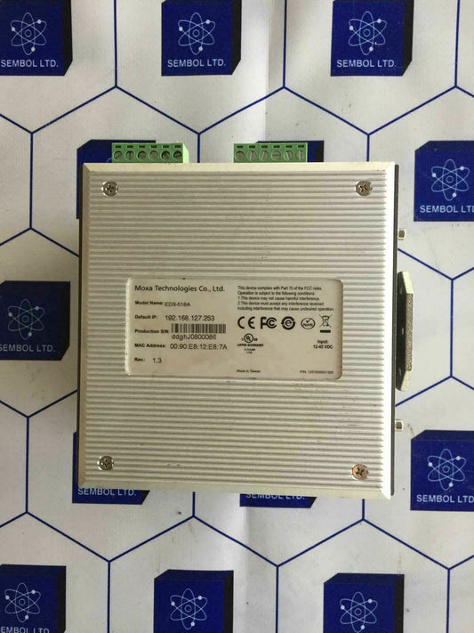 MOXA EDS-518A GIGABIT Ethernet Device Switch