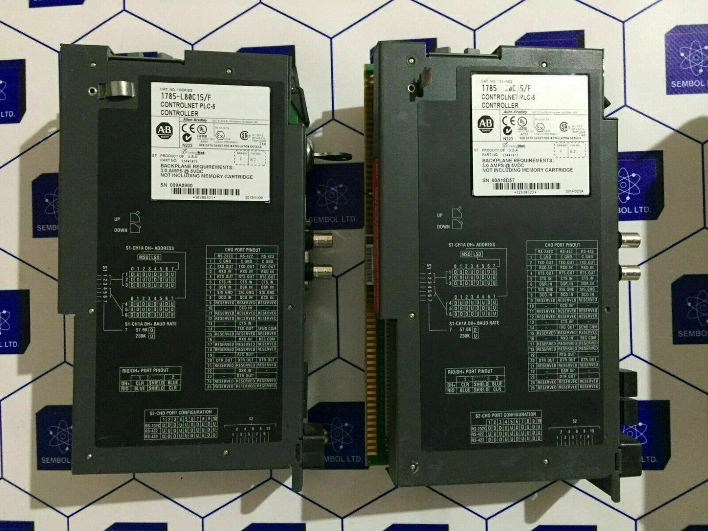 1785-L80C15 /F Allen Bradley PLC 5 Controlnet PLC 1785L80C15