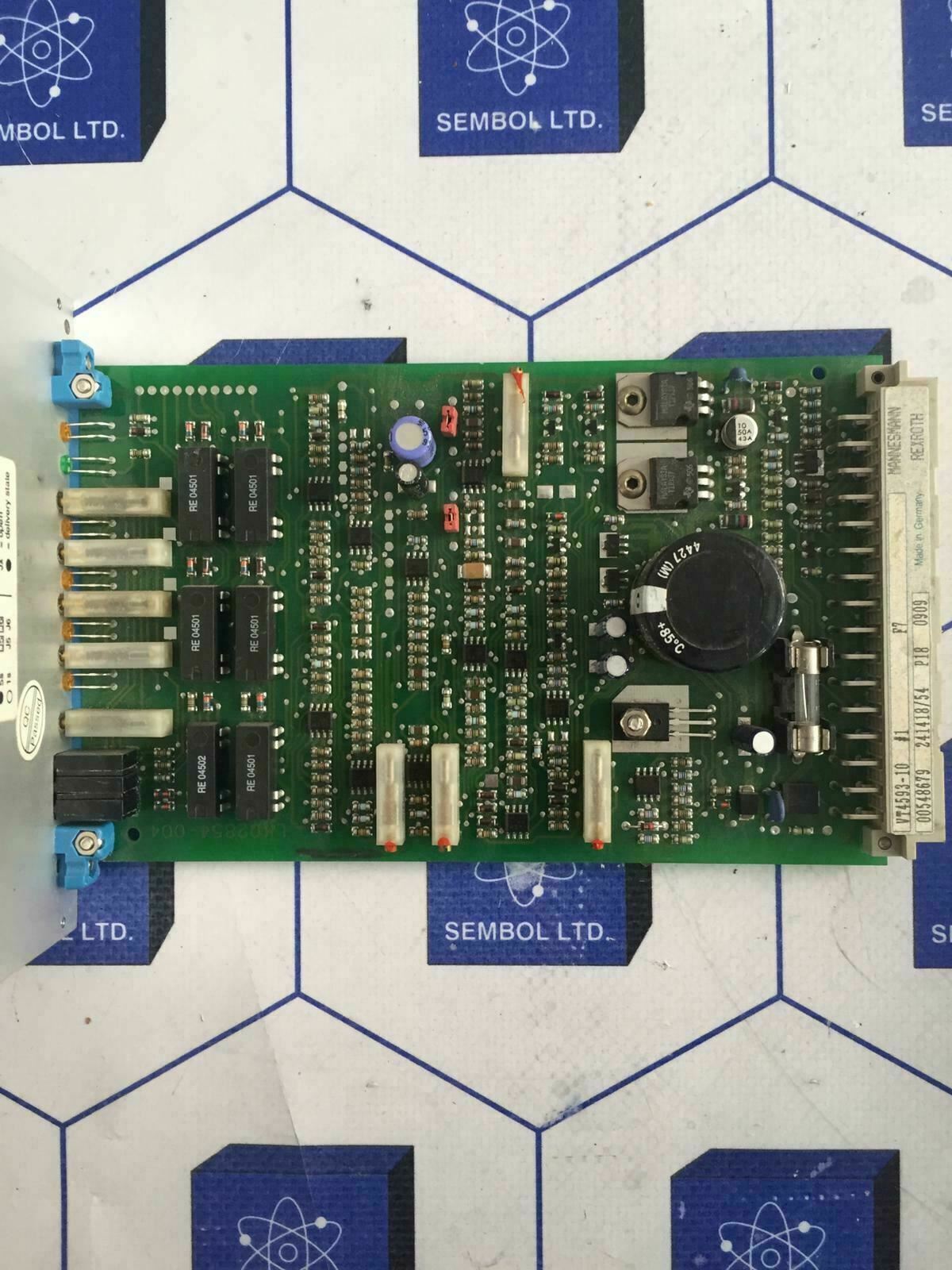BOSCH MANNESMANN REXROTH VT4593-10 Valve Amplifier Board