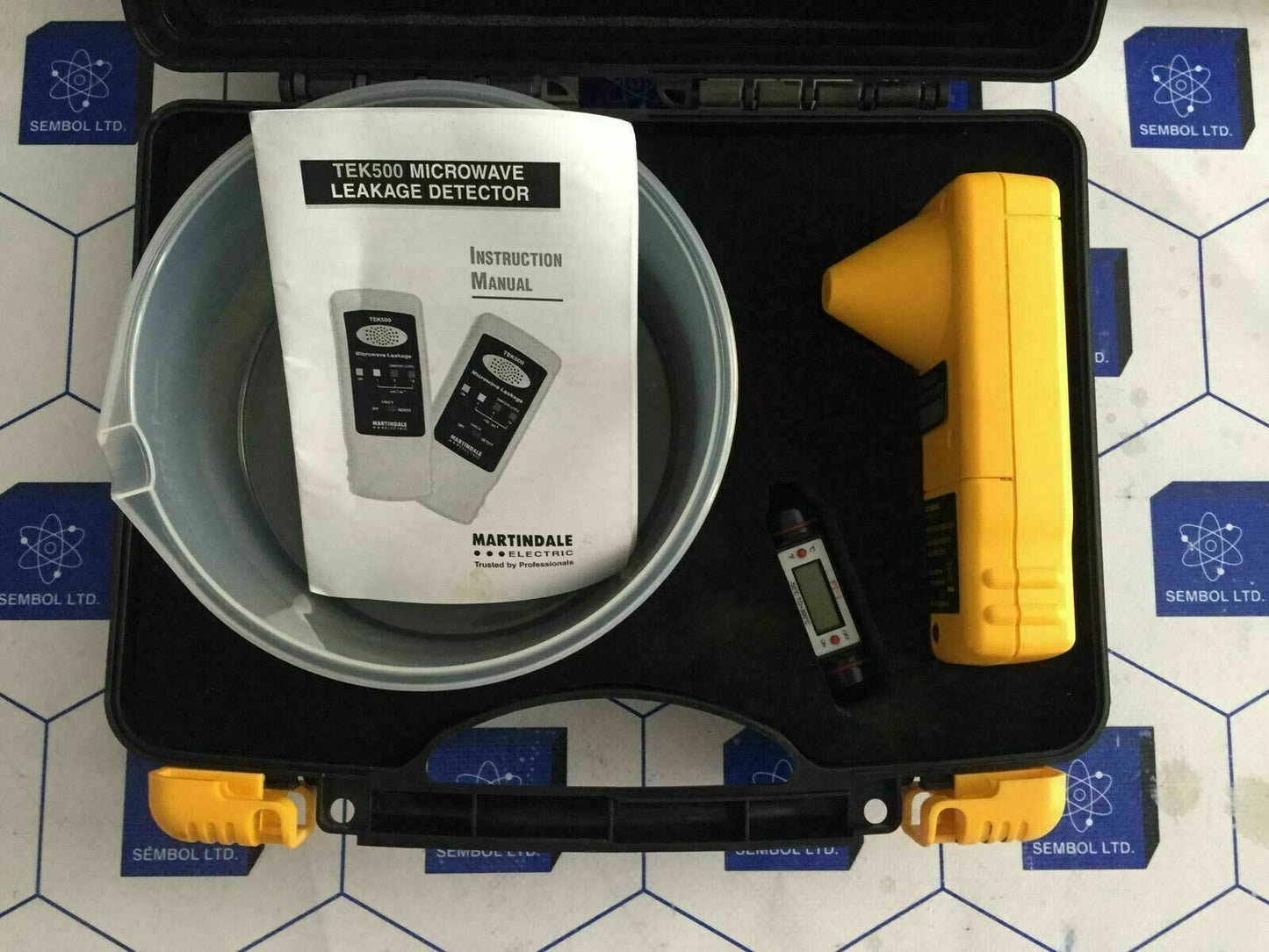 MARTINDALE TEK 500 MICROWAVE LEAKAGE DETECTOR AND ACCESSORIES