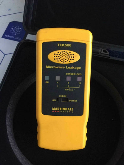 MARTINDALE TEK 500 MICROWAVE LEAKAGE DETECTOR AND ACCESSORIES