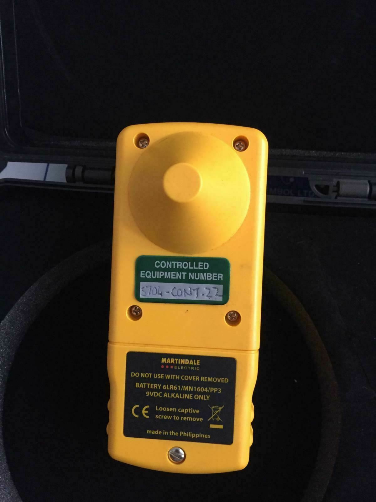 MARTINDALE TEK 500 MICROWAVE LEAKAGE DETECTOR AND ACCESSORIES