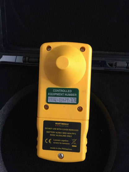 MARTINDALE TEK 500 MICROWAVE LEAKAGE DETECTOR AND ACCESSORIES