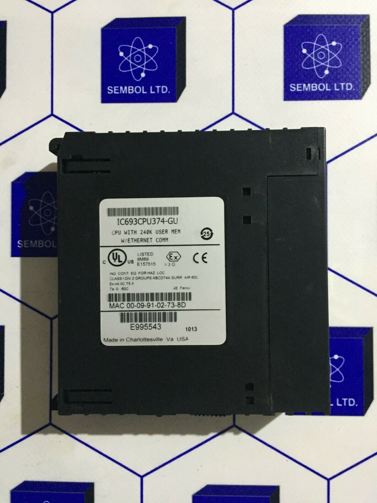 GE Fanuc CPU 374 PLUS IC693CPU374-GU 240K CPU Module