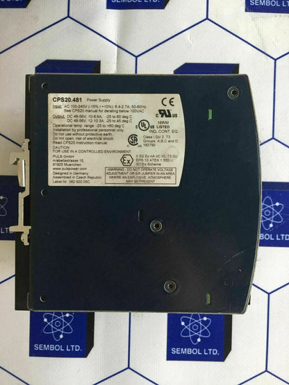 PULS CPS20.481 / CPS20481 DIMENSION CPS20 POWER SUPPLY