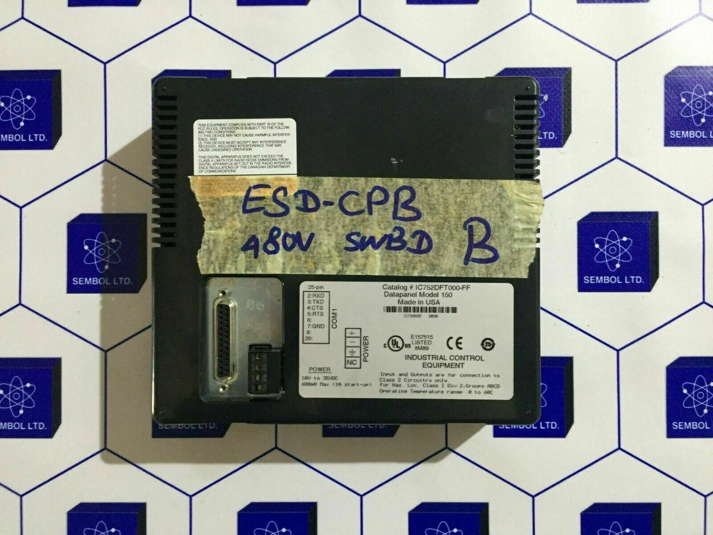 GE FANUC DATAPANEL 150 IC752DFT000-FF