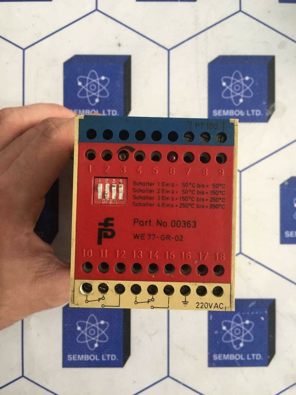 PEPPERL FUCHS 00363 WE77-GR-02 SAFETY RELAY