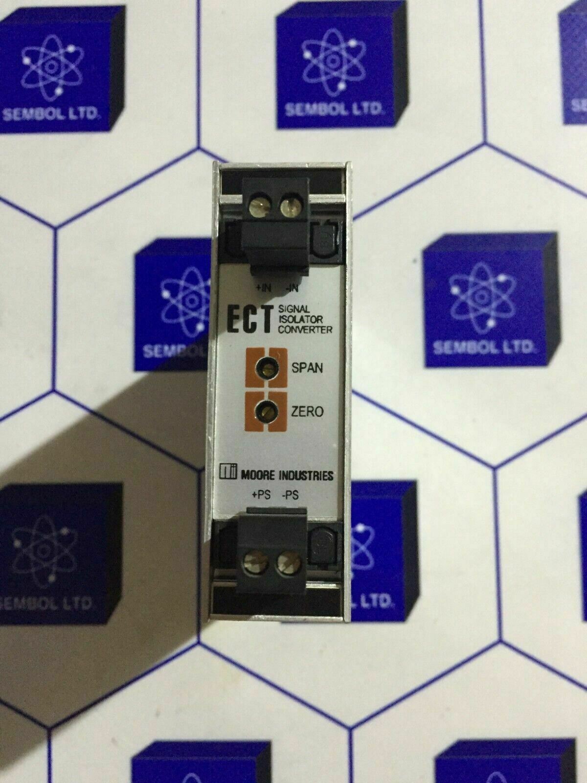 Moore ECT/4-20MA/4-20MA/12-42DC Din Signal Isolator & Converter Lot of 9 pieces