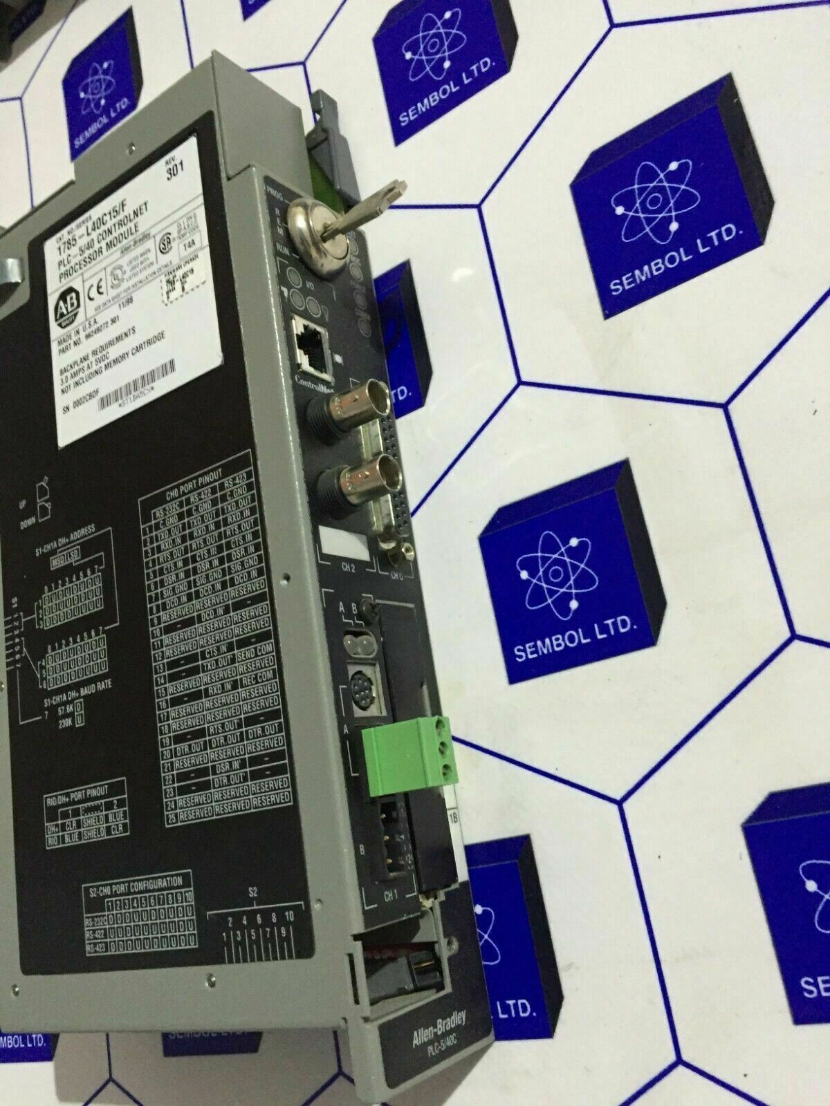 Allen Bradley 1785-L40C15 /F Rev 301