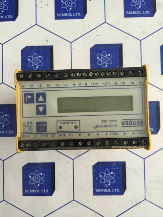 BENDER IRDH 265-4 INSULATION MONITORING DEVICE