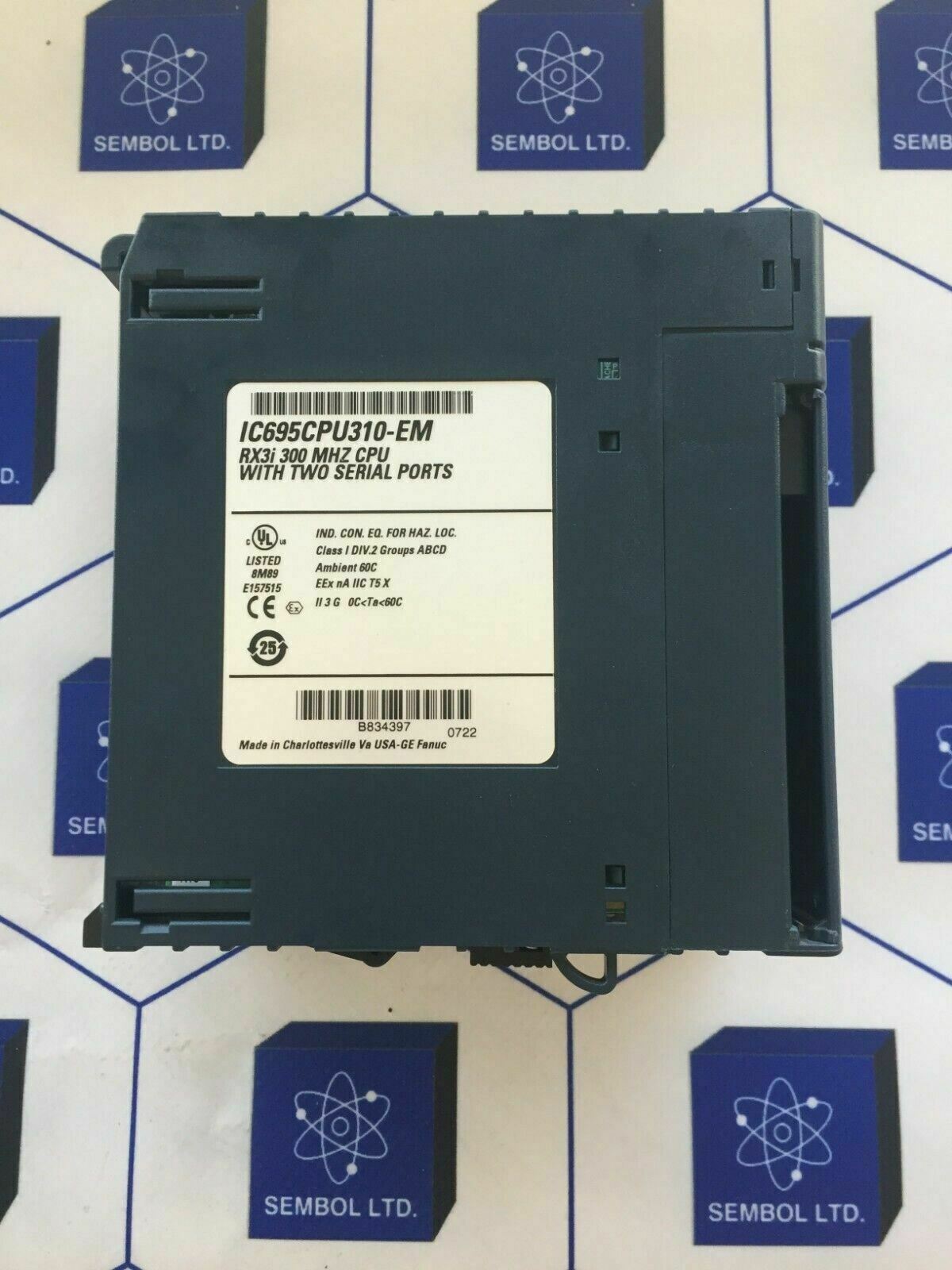 Ge Fanuc IC695CPU310-EM 300 MHZ CPU WİTH TWO SERİAL PORTS