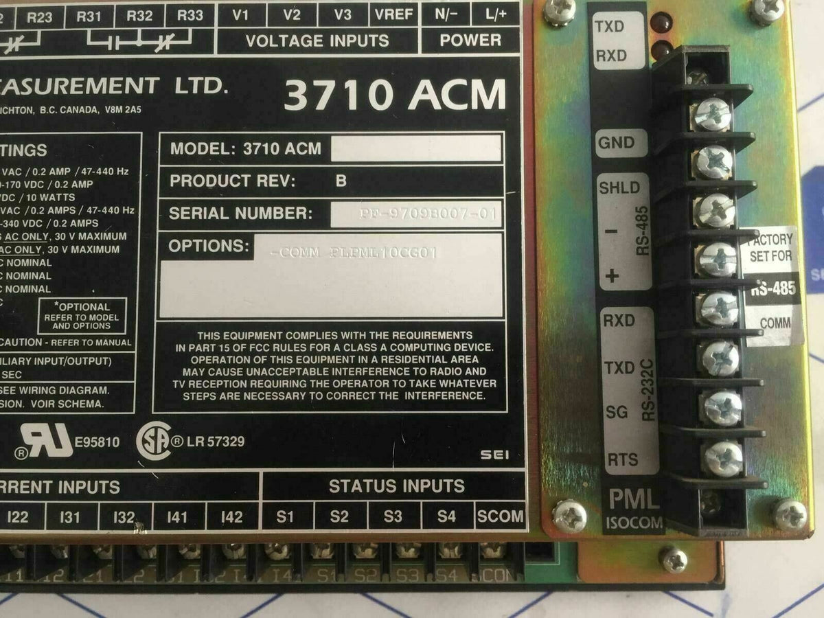 POWER MEASUREMENT 3710 ACM