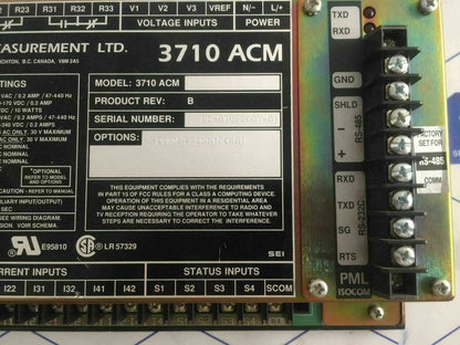 POWER MEASUREMENT 3710 ACM