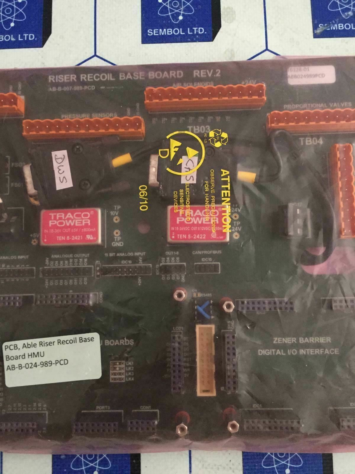 AB-B-007-989-PCD REV.2 ABLE RISER RECOIL BASE
