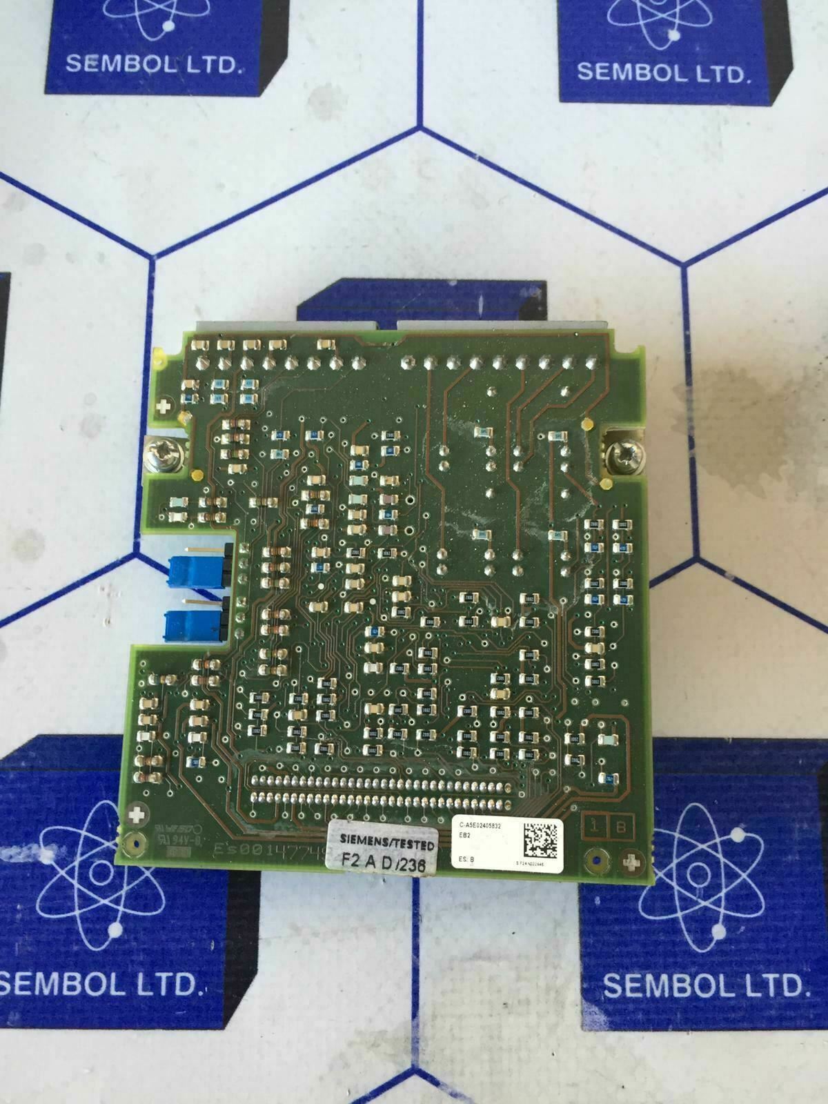 SIEMENS CIRCUIT BOARD 6SE7090-0XX84-OKC0