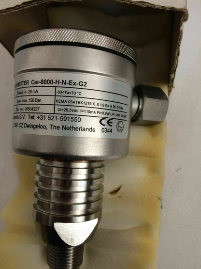 Pressure Transmitter CER-8000 H-N-Ex-G2  With Ceramic Measuring Cell