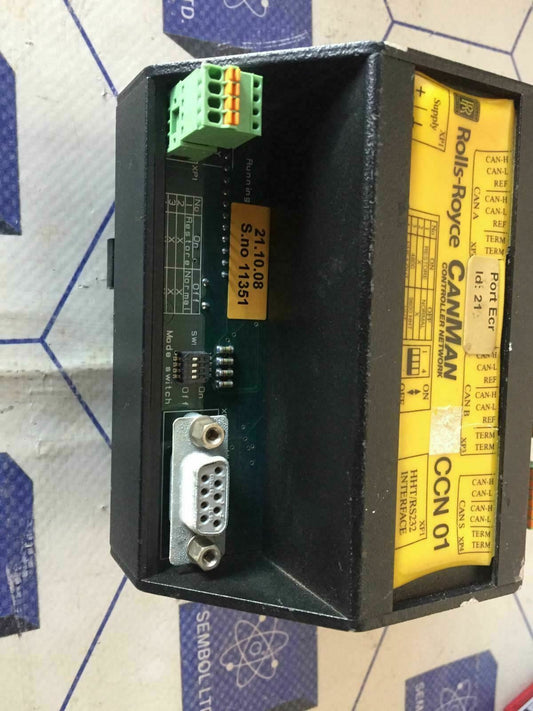 Rolls-royce ccn 01 canman controller network