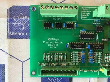 CONTROL TECHNIQUES ENCODER SWITCH ISSUE 2 P/1529