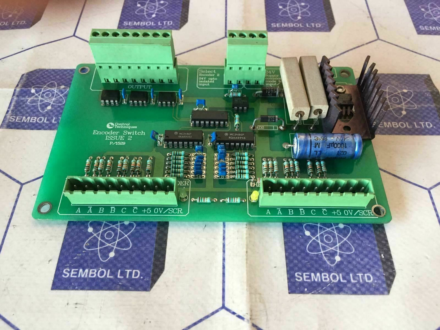 CONTROL TECHNIQUES ENCODER SWITCH ISSUE 2 P/1529